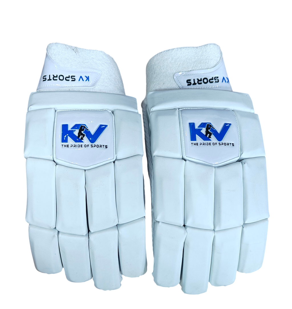 KV WITE BATTING GLOVES