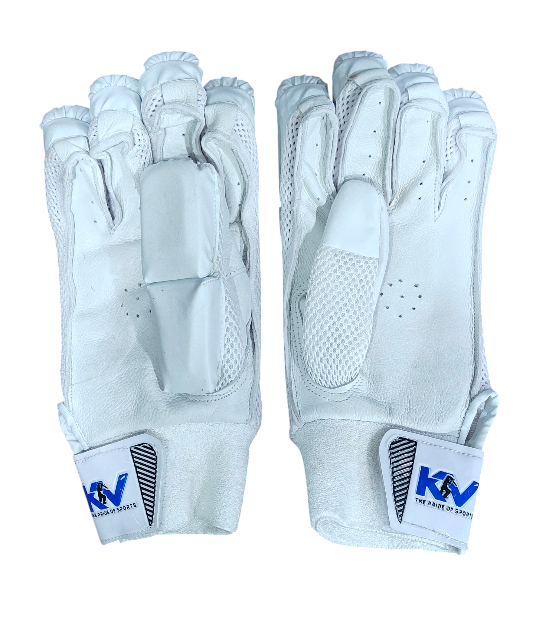 KV WITE BATTING GLOVES